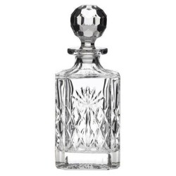 Royal Scot Crystal Kintyre Square Spirit Decanter Gift boxed