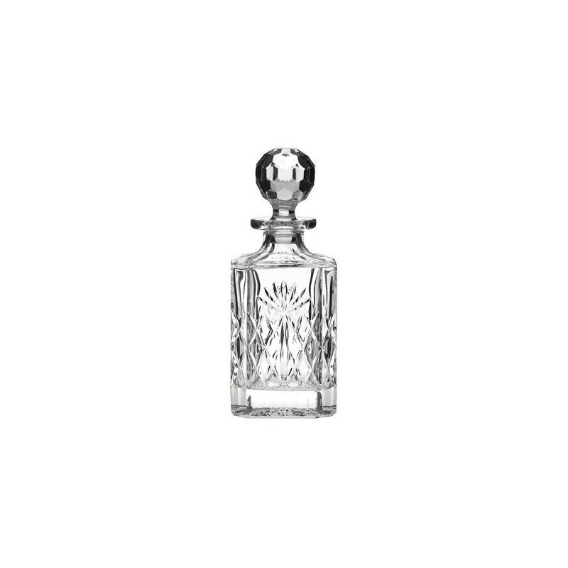 Royal Scot Crystal Kintyre Square Spirit Decanter Gift boxed