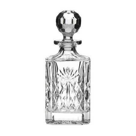 Royal Scot Crystal Kintyre Square Spirit Decanter Gift boxed