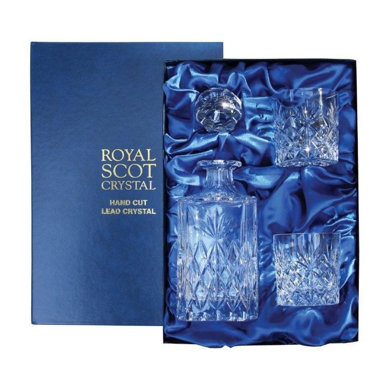 Royal Scot Crystal Kintyre Decanter-set Presentation boxed