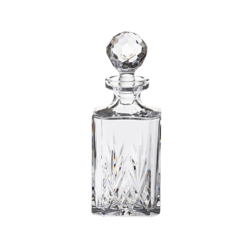 Royal Scot Crystal Highland Square Spirit Decanter Gift boxed