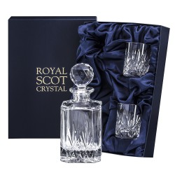 Royal Scot Crystal Highland Decanter-set presentation boxed